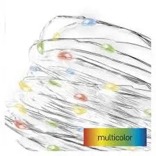 Vianočná LED nano reťaz drôtik EMOS D3AM04 1,9m 2xAA