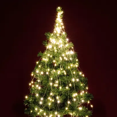 Vianočná LED reťaz Somogyi ML250G/WW