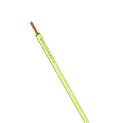Vodič H07V2-K 1x35 žlto-zelený, medený, PVC, 90 °C /465530/