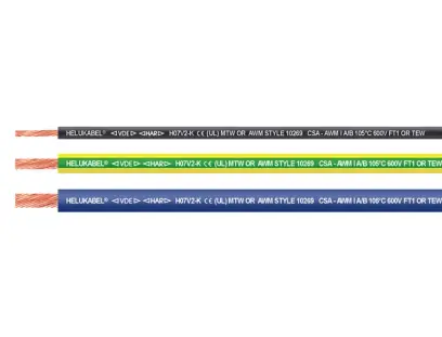 Vodič H07V2-K Cu lanko 10mm2 8AWG PVC Izolácia-čierny