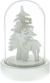 Vianočná dekorácia RXL320 jeleň v skle 1xCR2032