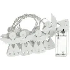 Vianočná LED reťaz Retlux RXL496 4+5m anjeliky 1,65+0,3m