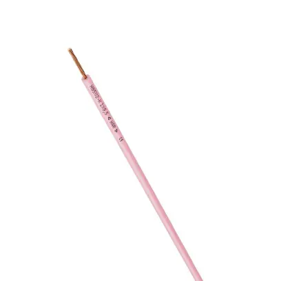 Vodič H05V2-K 1x1,0 ružový, medený, PVC, 90°, /465081/