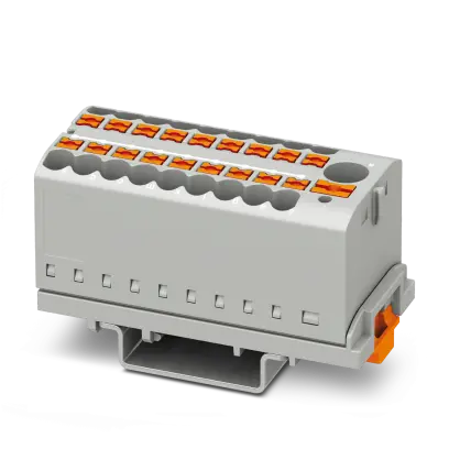 Blok rozvodiek PTFIX 6/18X2,5-NS35 BU 690V 24A