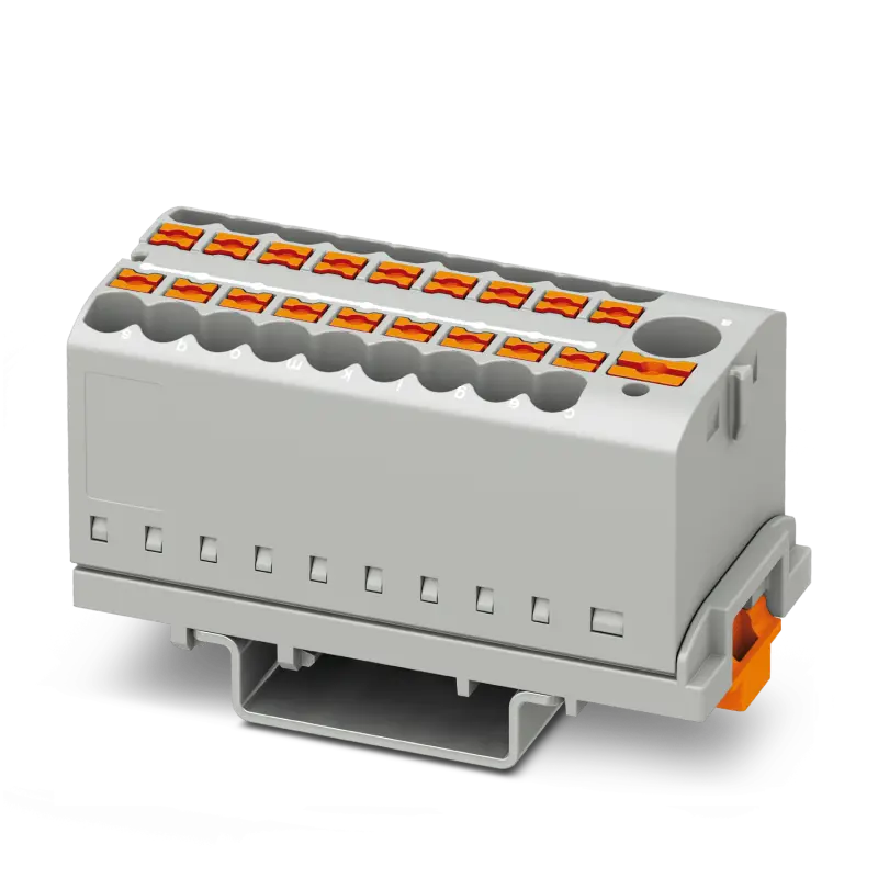 Blok rozvodiek PTFIX 6/18X2,5-NS35 BU 690V 24A