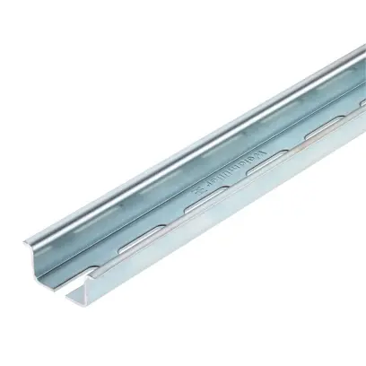 DIN lišta TS 35x15/LL 2M/ST/ZN perforovaná