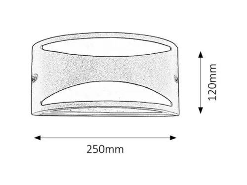 Záhradné svietidlo Rabalux 8359 1x60W E27 230V IP54