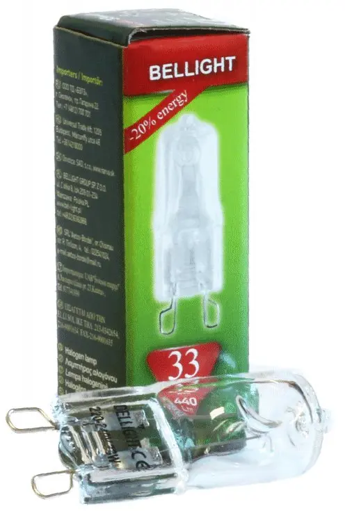 Žiarovka Bellight 33W G9 230V  halogenová