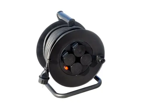 221874_PREDLZOVACI KABEL BUBON-GUMA-25M-4Z-SOLIGHT-PB33