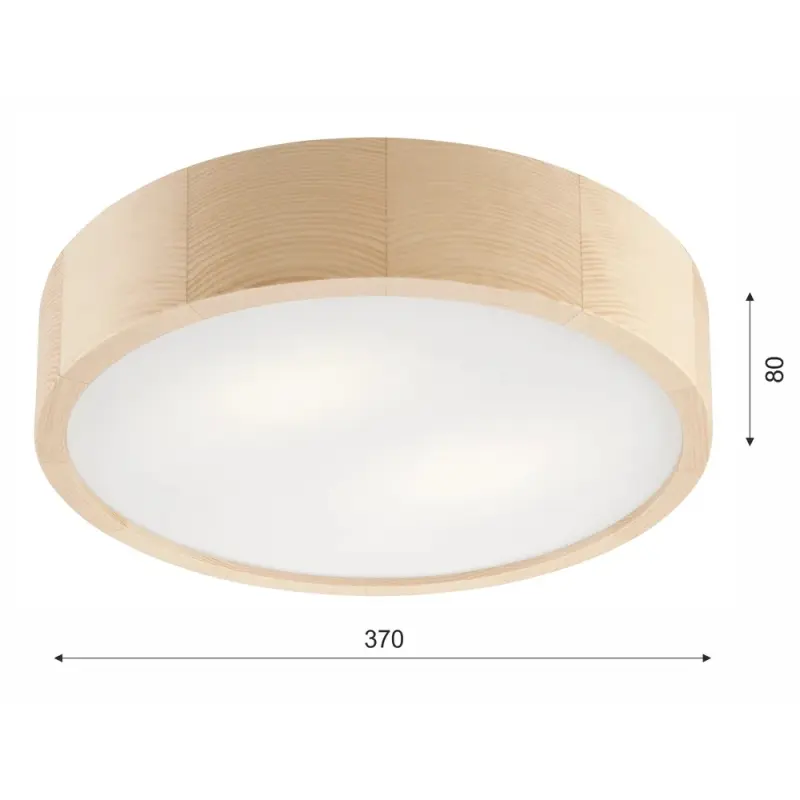 Stropné svietidlo LAMKUR LD-PD.6.2LED20 LED  24W 2160lm 3000K 230V IP20