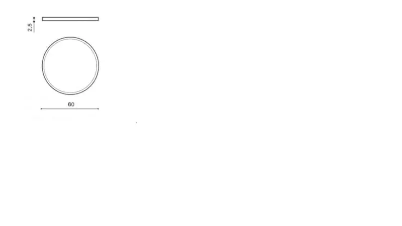 Stropné svietidlo  Azzardo  AZ4256 LED 48W 4400lm 4000K 230V IP20