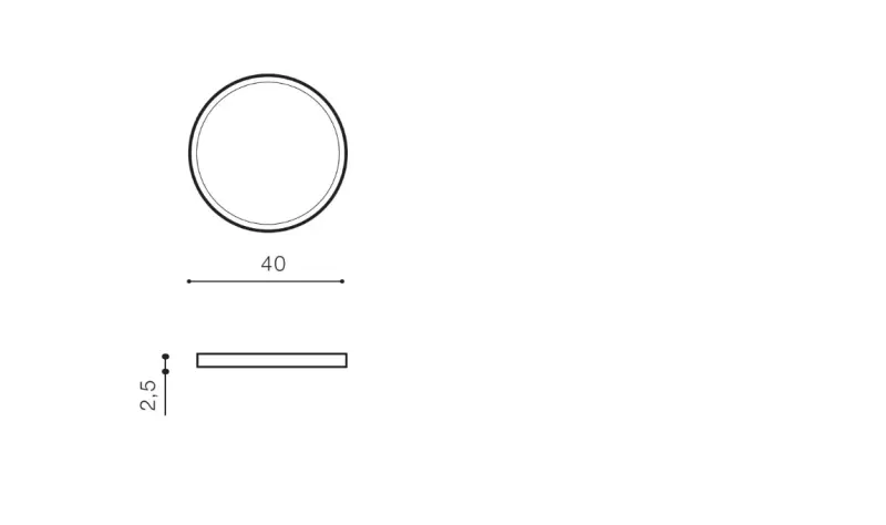 Stropné svietidlo Azzardo AZ4248 LED 32W 2700lm 4000K 230V IP20