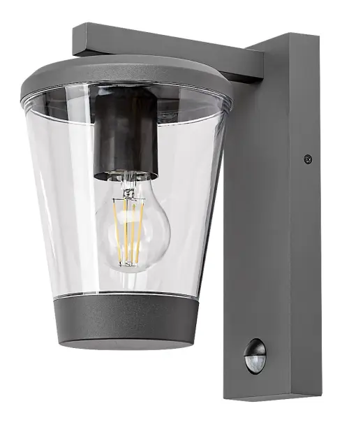 Záhradné svietidlo Rabalux 7267 1x40W E27 230V IP44, senzor