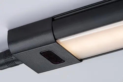 Svietidlo podlinkové  Rabalux 78026 LED 8W 570lm 3000K 230V IP20, čierne, dotykový spínač, pohybový senzor