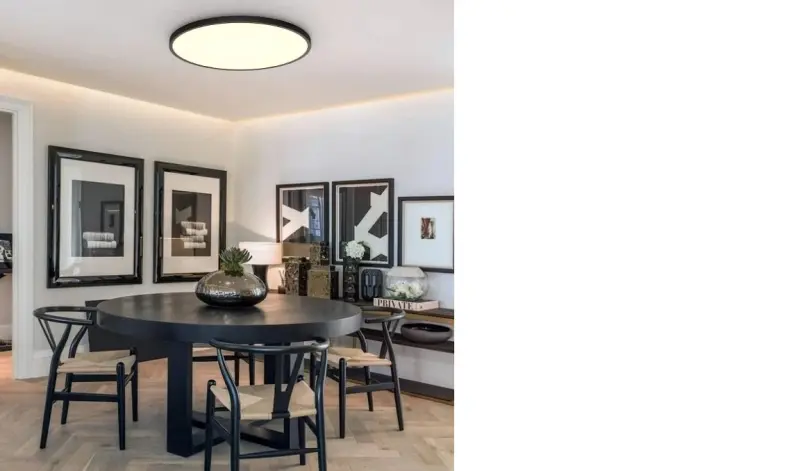 Stropné  svietidlo SAD´N L244068 LED  32W 3200lm 3000K/4000K/6500K 185-250V IP20,kruh-čierna farba