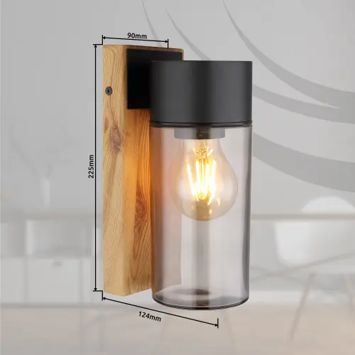 Záhradné svietidlo Globo 31975 1x40W  E27 230V IP44