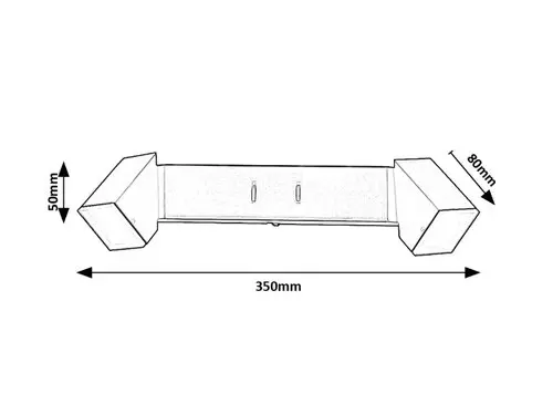 Nástenné svietidlo Rabablux 71271 LED 8W 320lm 3000K 230V IP20