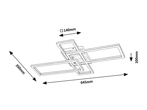Stropné svietidlo Rabalux 6590 LED 24W 1870lm 4000K 230V IP20