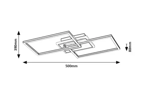 Stropné svietidlo Rabalux 71014 LED 40W 1900lm 3000K 230V IP20
