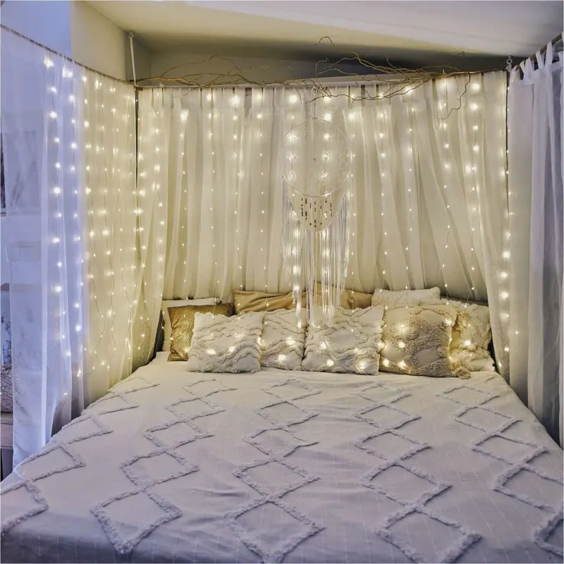 Vianočná LED reťaz Emos D3EW01 1,7x2m teplá biela