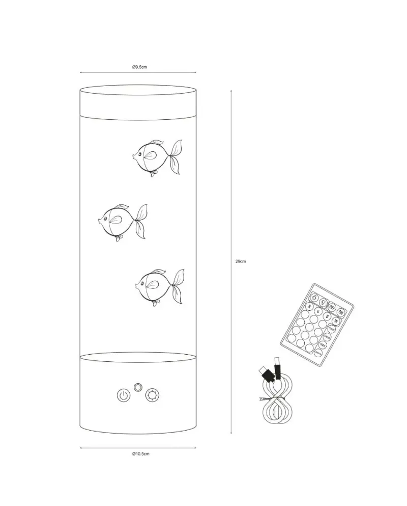 Detské svietidlo ZUMA LINE  87946 LED 1W 20-40-70lm  RGB 230V IP20