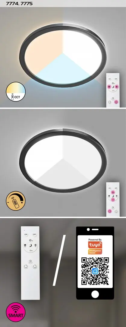 Stropné svietidlo Rabalux 7774 LED 15W 1300lm 2700-6500K 230V IP44