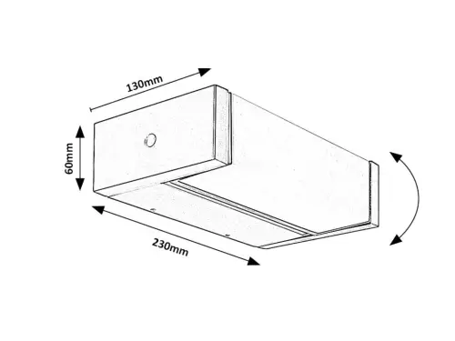 Záhradné svietidlo Rabalux 77185 LED 18W 1460lm 4000K 230V IP54
