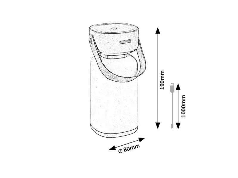 Záhradné svietidlo Rabalux 77145 LED 3W 120lm 2800-4000-6500K 230V IP44