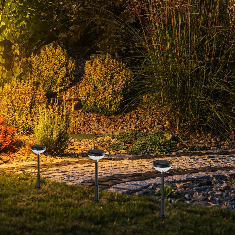 Záhradné svietidlo Rabalux 77177 LED solárne zapichovacie 0,1W 3lm 3000K+RGB IP44