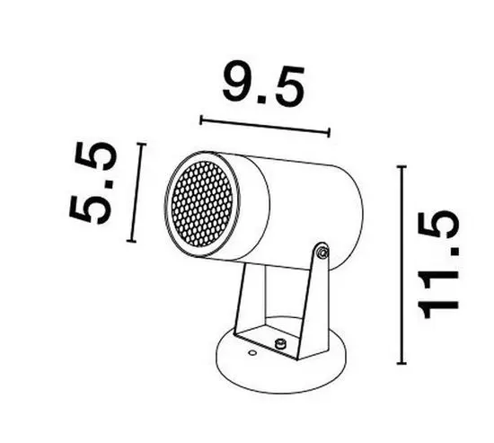 Záhradné svietidlo 9136184 NOVA LUCE 1x10W GU10 230V IP65