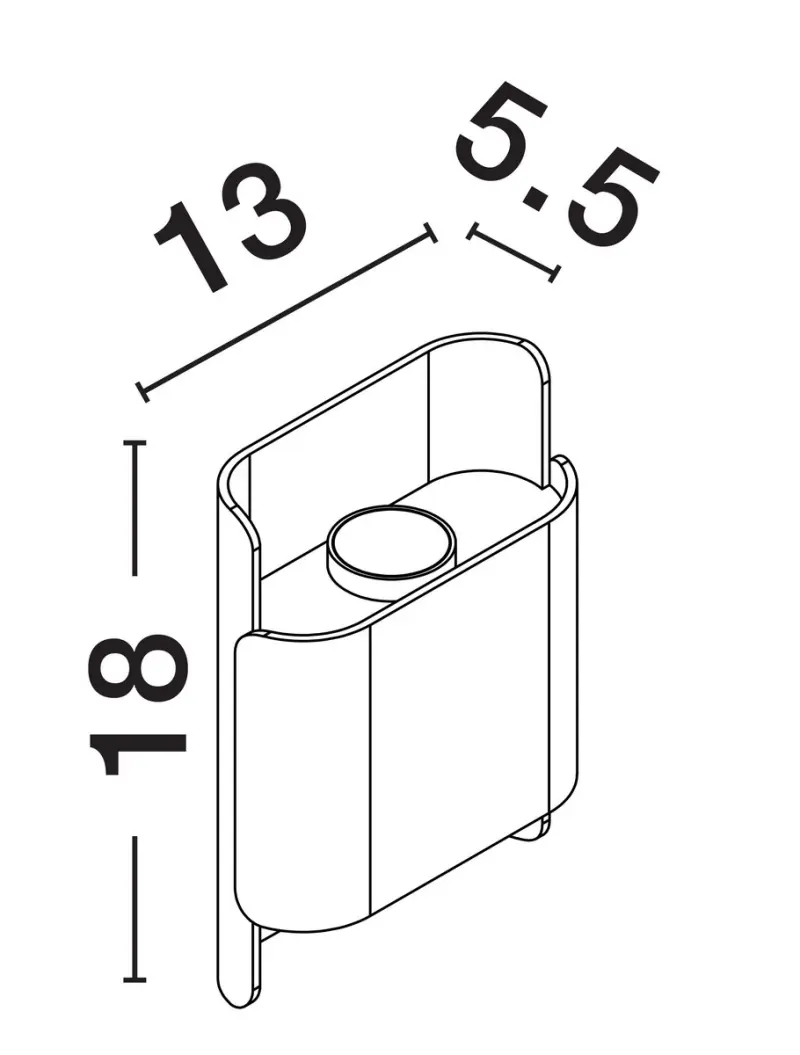 Záhradné svietidlo 9030922 NOVA LUCE LED 10W 608lm 3000K 230V IP54