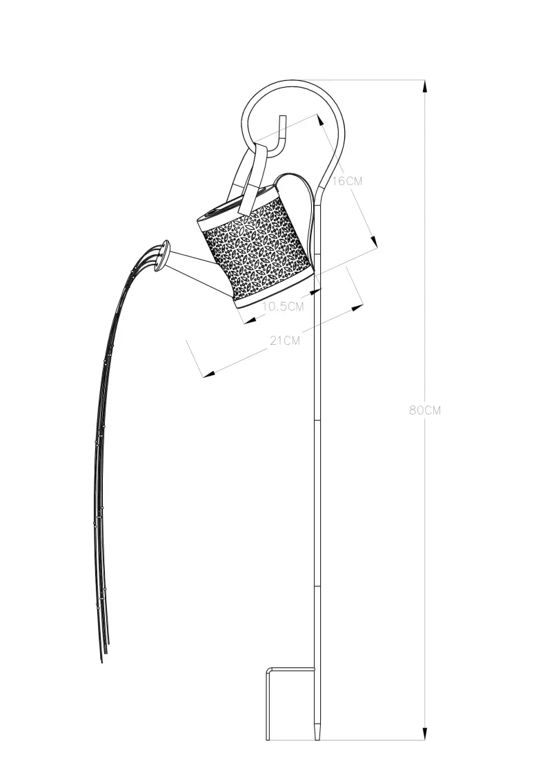 Záhradné svietidlo ZUMA LINE SW-5015 LED solárne zapichovacie 0,06W 1lm 3000K 230V IP44