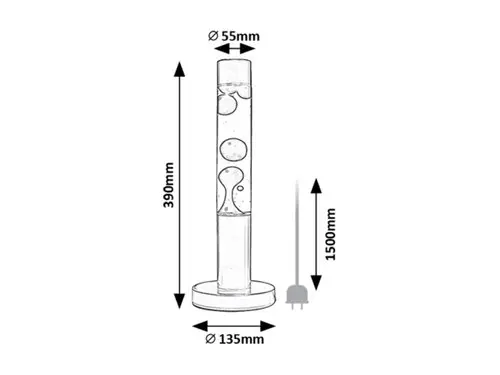 Dekoračné svietidlo Rabalux 76028 25W 34lm 3000K IP20