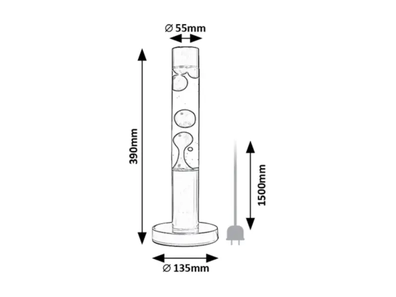 Dekoračné svietidlo Rabalux 76027 25W 34lm 3000K IP20