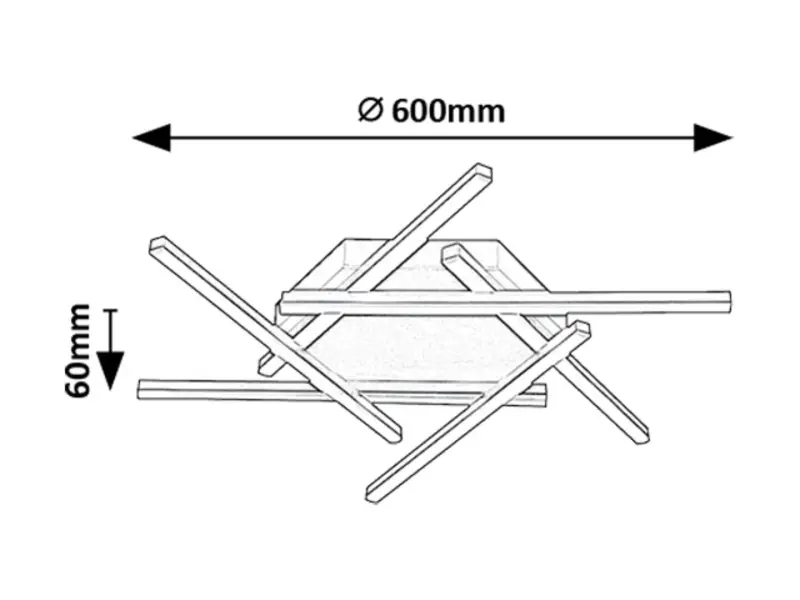 Stopné svietidlo Rabalux 71365 LED 40W 2060lm 3000K 230V IP20
