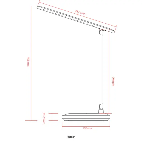 Stolové svietidlo Globo 58484S LED 3W 150lm 2800-6500K 230V IP20