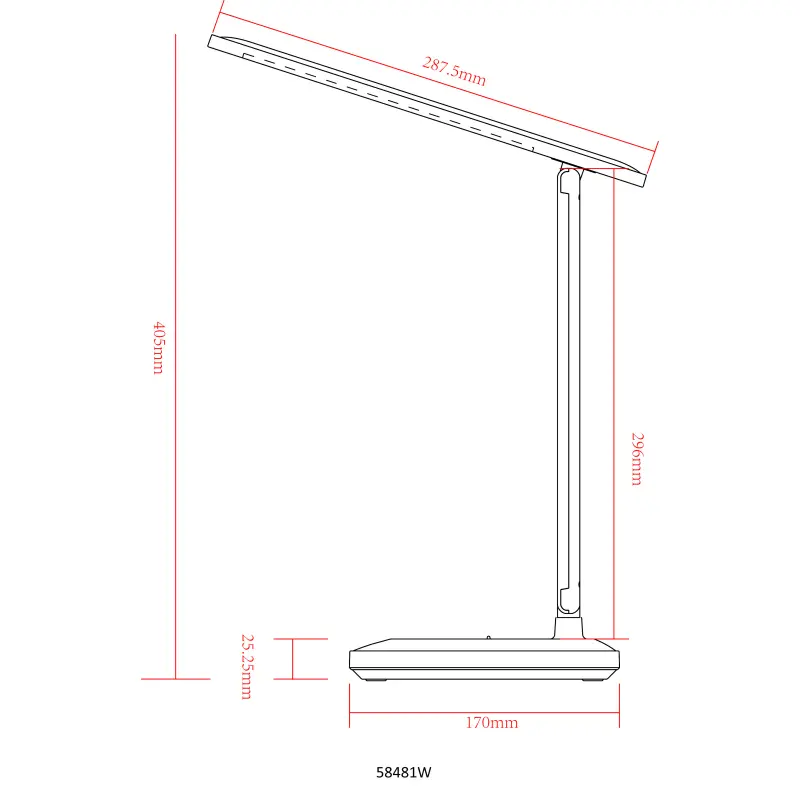 Stolové svietidlo Globo 58484W LED 3W 150lm 2800-6500K 230V IP20