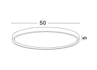 Stropné svietidlo NOVA LUCE 9030529 LED 38W 2363lm 2700-3000K 230V IP20