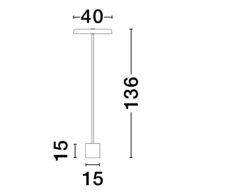 Stojanové svietidlo NOVA LUCE 9223417 LED 33W 2666lm 230V IP20