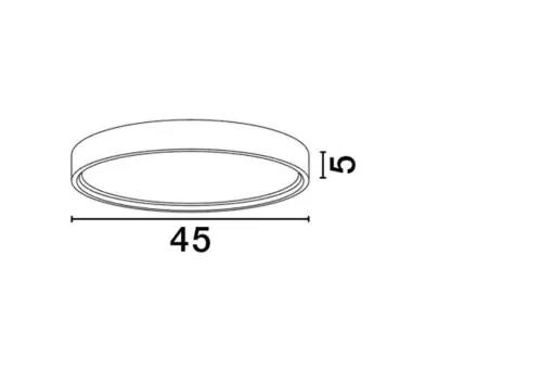 Stropné svietidlo NOVA LUCE 9085231 LED 30W 2400lm 3000K 230V IP20