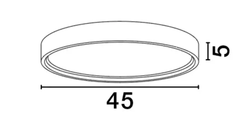 Stropné svietidlo NOVA LUCE 9085232 LED 30W 2400lm 3000K 230V IP20