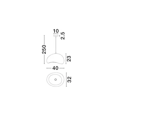 Luster NOVA LUCE 9002671 LED 12W E27 230V IP20