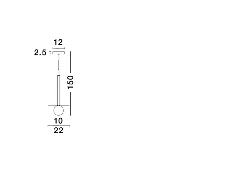 Luster NOVA LUCE 9043306 LED 1x5W G9 230V IP20