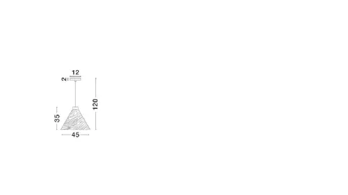 Luster NOVA LUCE 9001071 LED 1x12W E27 230V IP20