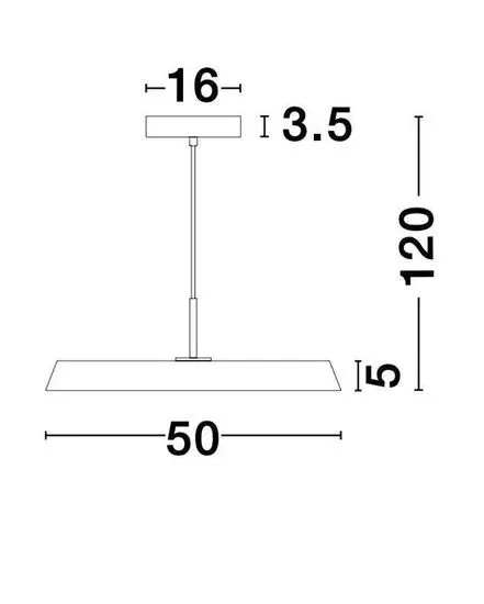 Luster NOVA LUCE 910621 LED 37W 4275lm 3000K 230V IP20