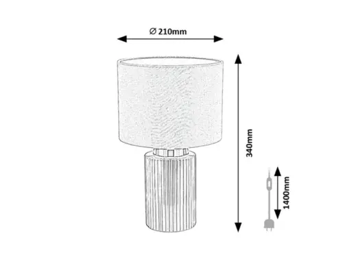 Stolové svietidlo Rabalux 74045 1x40W 230V IP20