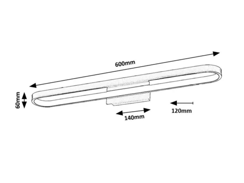 Kúpeľňové svietidlo Rabalux 75056 LED 18W 1350lm 4000K 230V IP20