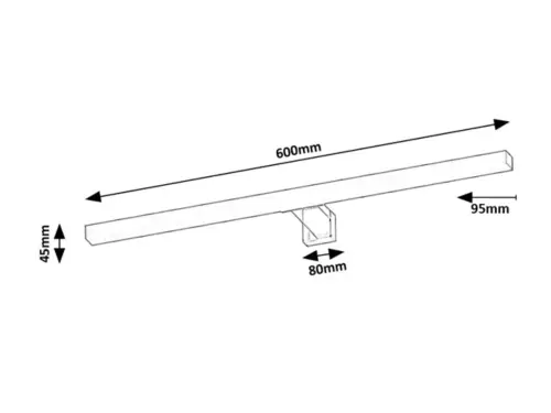 Kúpeľňové svietidlo Rabalux 75049 LED 9W 1200lm 4000K 230V IP20