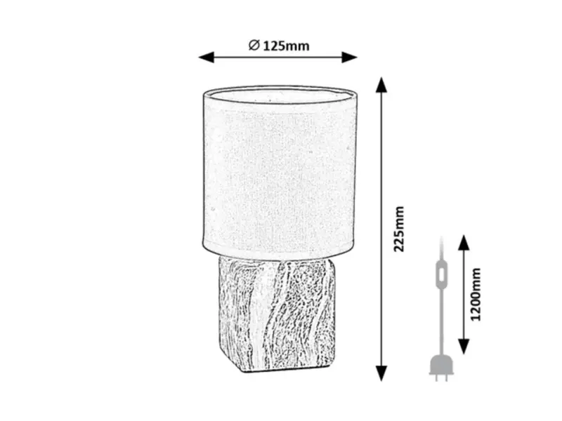 Stolové svietidlo Rabalux 74068 1x40W E14 230V IP20