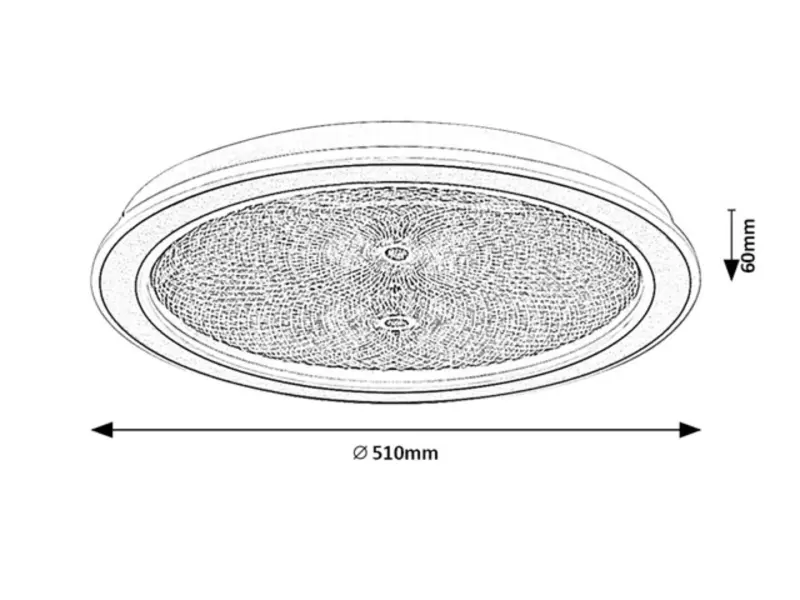 Stropné svietidlo Rabalux 71282 LED 34W 2400lm 3000-6500K 230V IP20